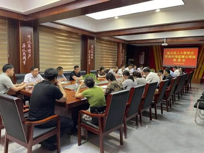 Liangshan County held an on-site promotion meeting for business environment monitoring points